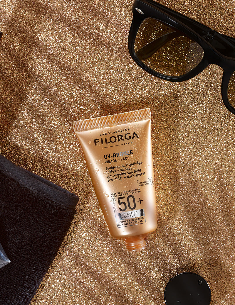 UV-BRONZE FACE - Fluido Solar Antiedad SPF50+